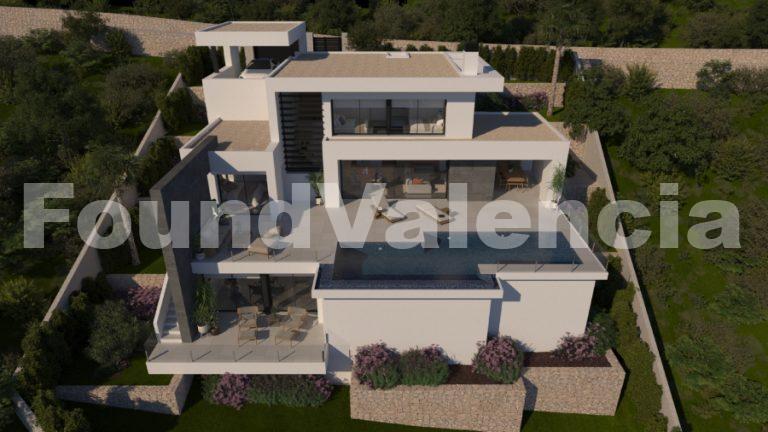 VILLA ISEO. Villa con piscina privada y vistas al mar en el Residencial Cumbre del Sol